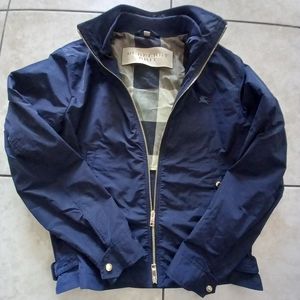 Burberry Navy Blue Light Windbreaker SZ Med
